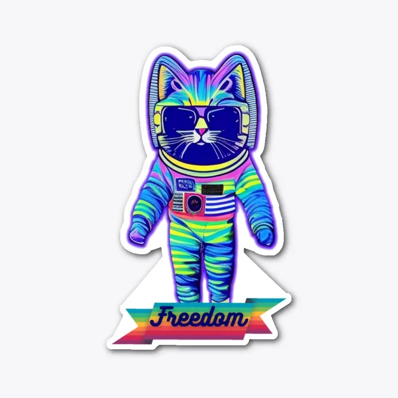 Freedom Astronaut Cat